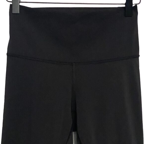 Lululemon If You're Lucky Pant Black / Heathered Black Mesh 30" Yoga Gym Size 4 - Picture 10 of 12